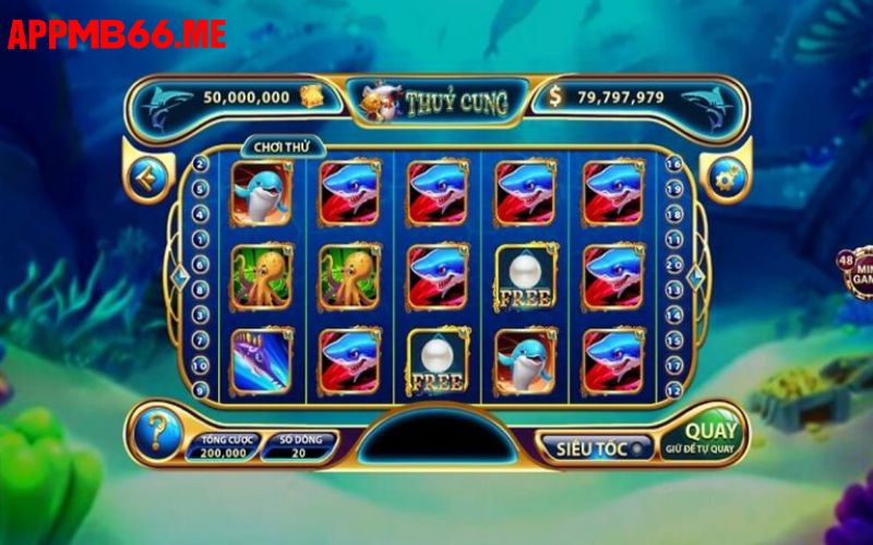 Chơi slots thủy cung cực đơn giản